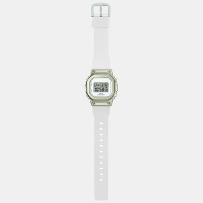 G-Shock Women Quartz White Dial Digital Resin Watch G1069