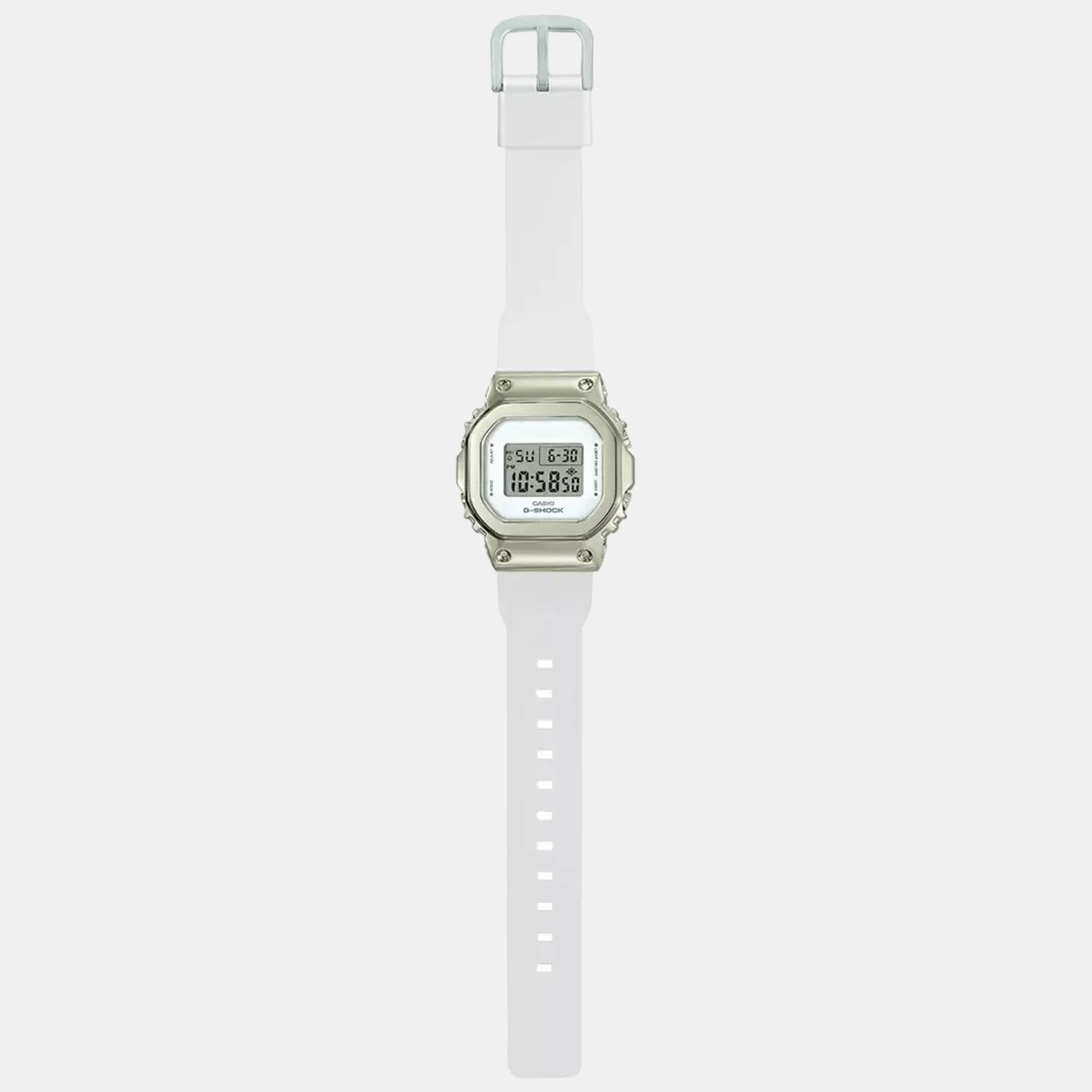 G-Shock Women Quartz White Dial Digital Resin Watch G1069