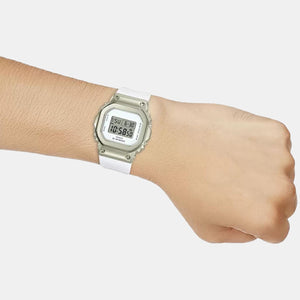 G-Shock Women Quartz White Dial Digital Resin Watch G1069