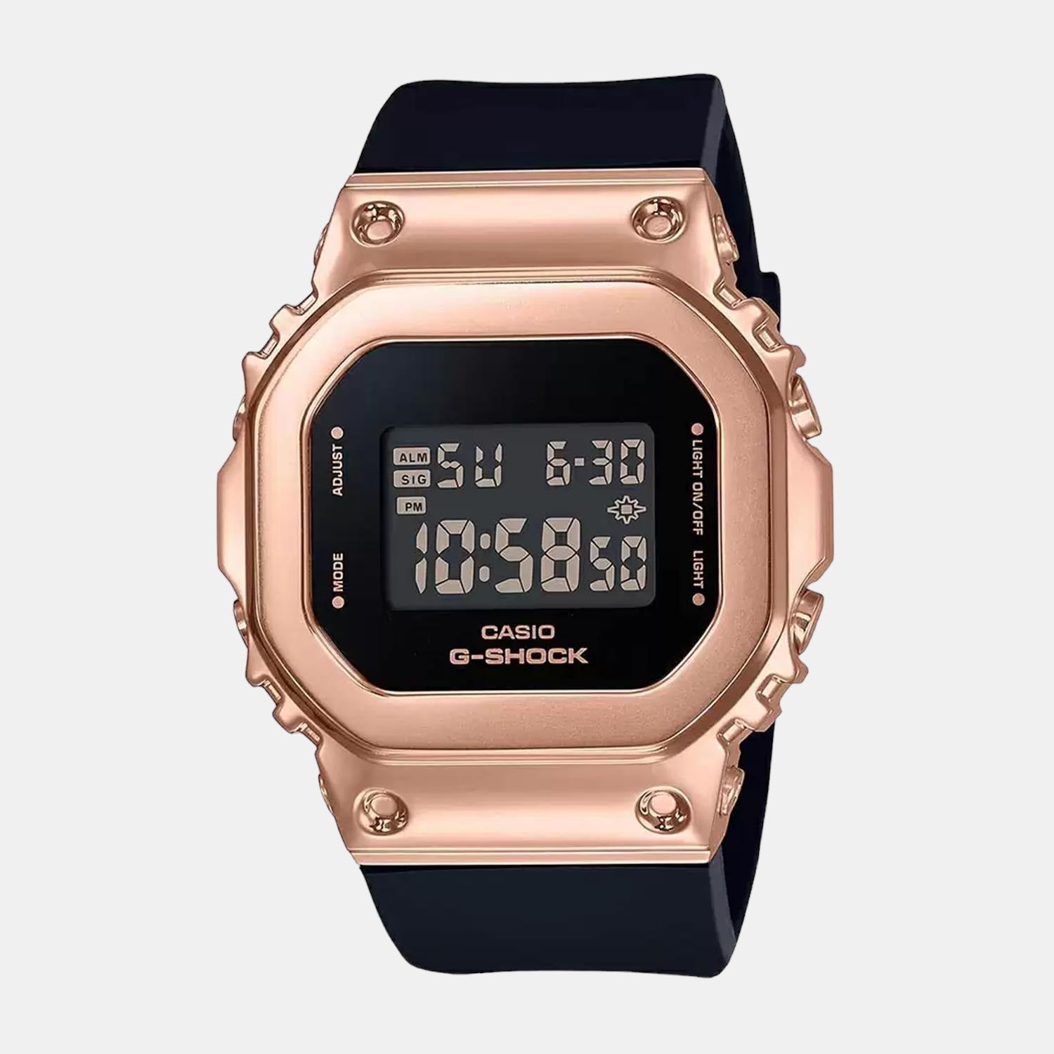 G-Shock Women Quartz Black Dial Digital Resin Watch G1070