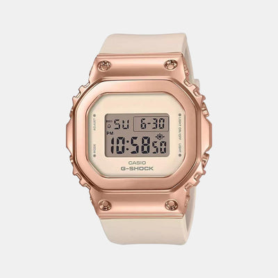 G-Shock Women Quartz White Dial Digital Resin Watch G1071