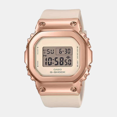 G-Shock Women Quartz White Dial Digital Resin Watch G1071