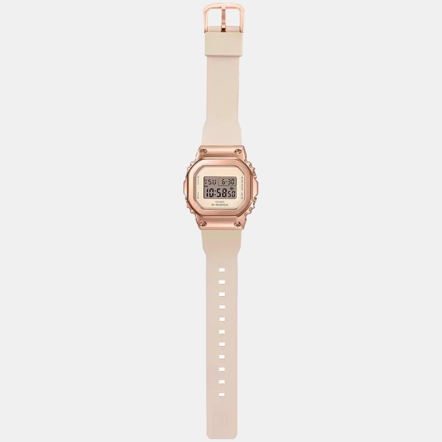 G-Shock Women Quartz White Dial Digital Resin Watch G1071