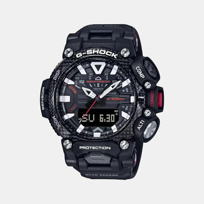 G-Shock Men Quartz Black Dial Analog-Digital Resin Watch G1072