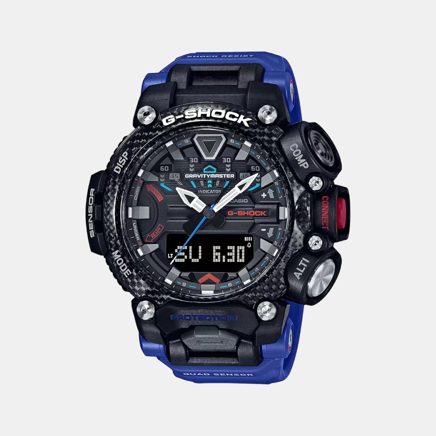G-Shock Men Quartz Black Dial Analog-Digital Resin Watch G1073