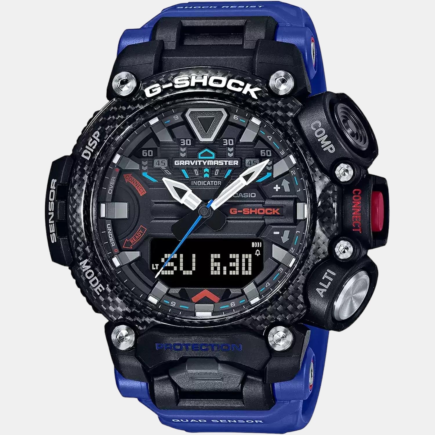 G-Shock Men Quartz Black Dial Analog-Digital Resin Watch G1073