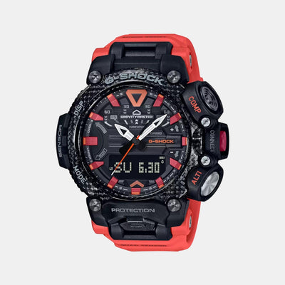 G-Shock Men Quartz Black Dial Analog-Digital Resin Watch G1074