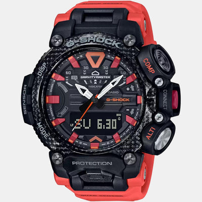 G-Shock Men Quartz Black Dial Analog-Digital Resin Watch G1074