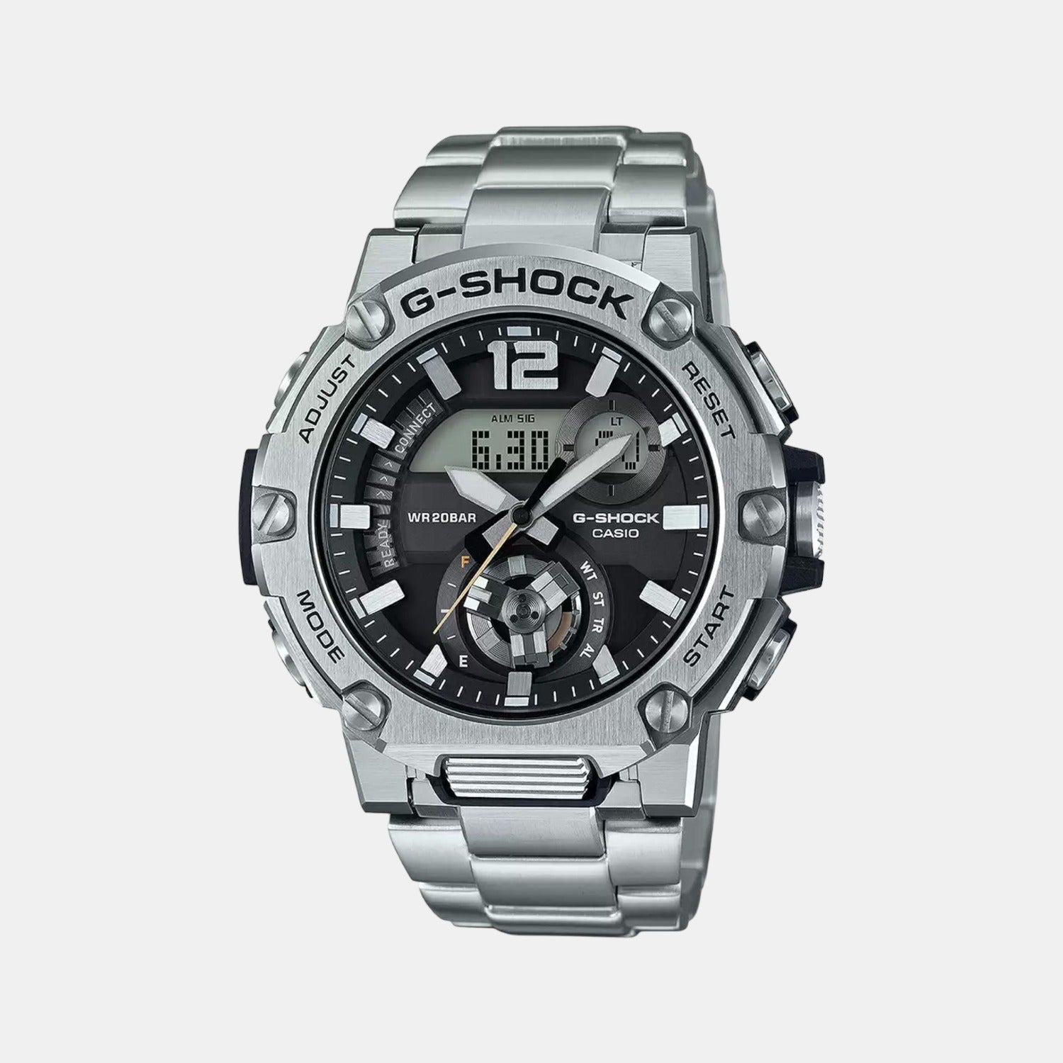 G-Shock Men Quartz Black Dial Analog-Digital Resin Watch G1078