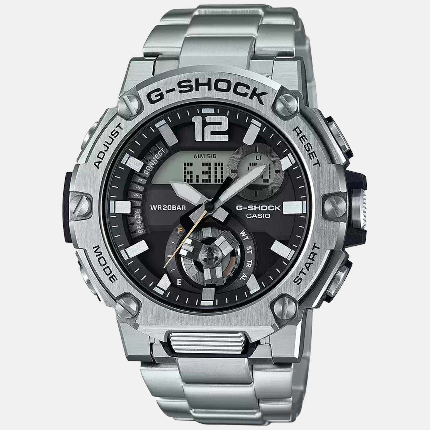 G-Shock Men Quartz Black Dial Analog-Digital Resin Watch G1078