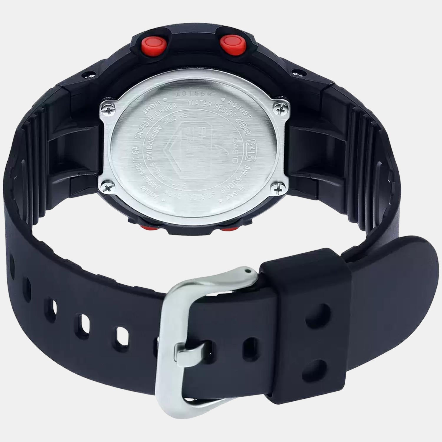 G-Shock Men Quartz Black Dial Analog-Digital Resin Watch G1079