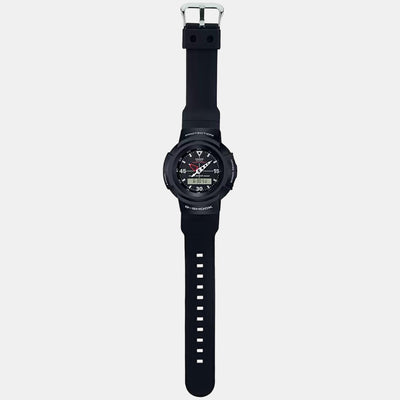 G-Shock Men Quartz Black Dial Analog-Digital Resin Watch G1079