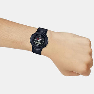 G-Shock Men Quartz Black Dial Analog-Digital Resin Watch G1079