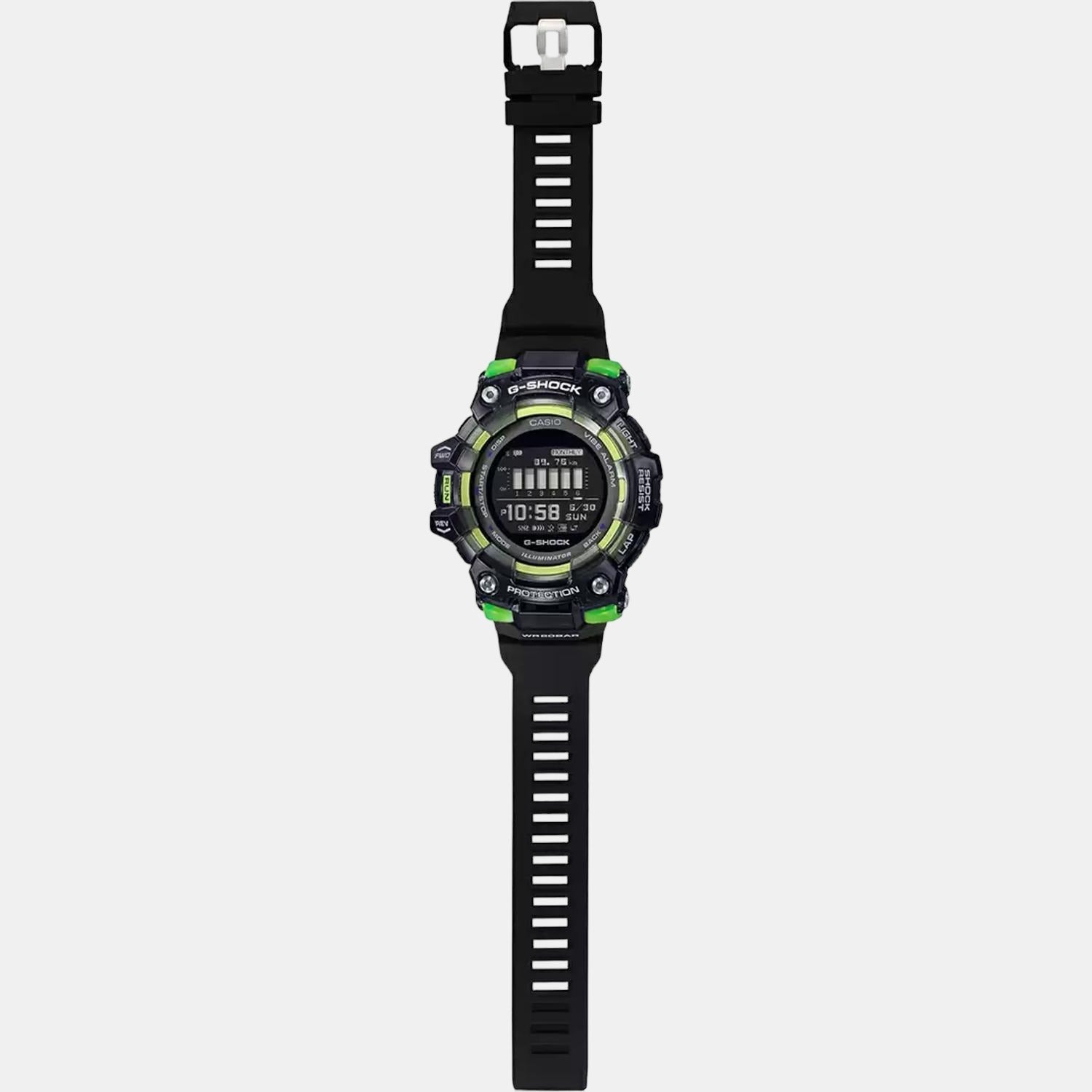 G-Shock Men Quartz Black Dial Digital Resin Watch G1090