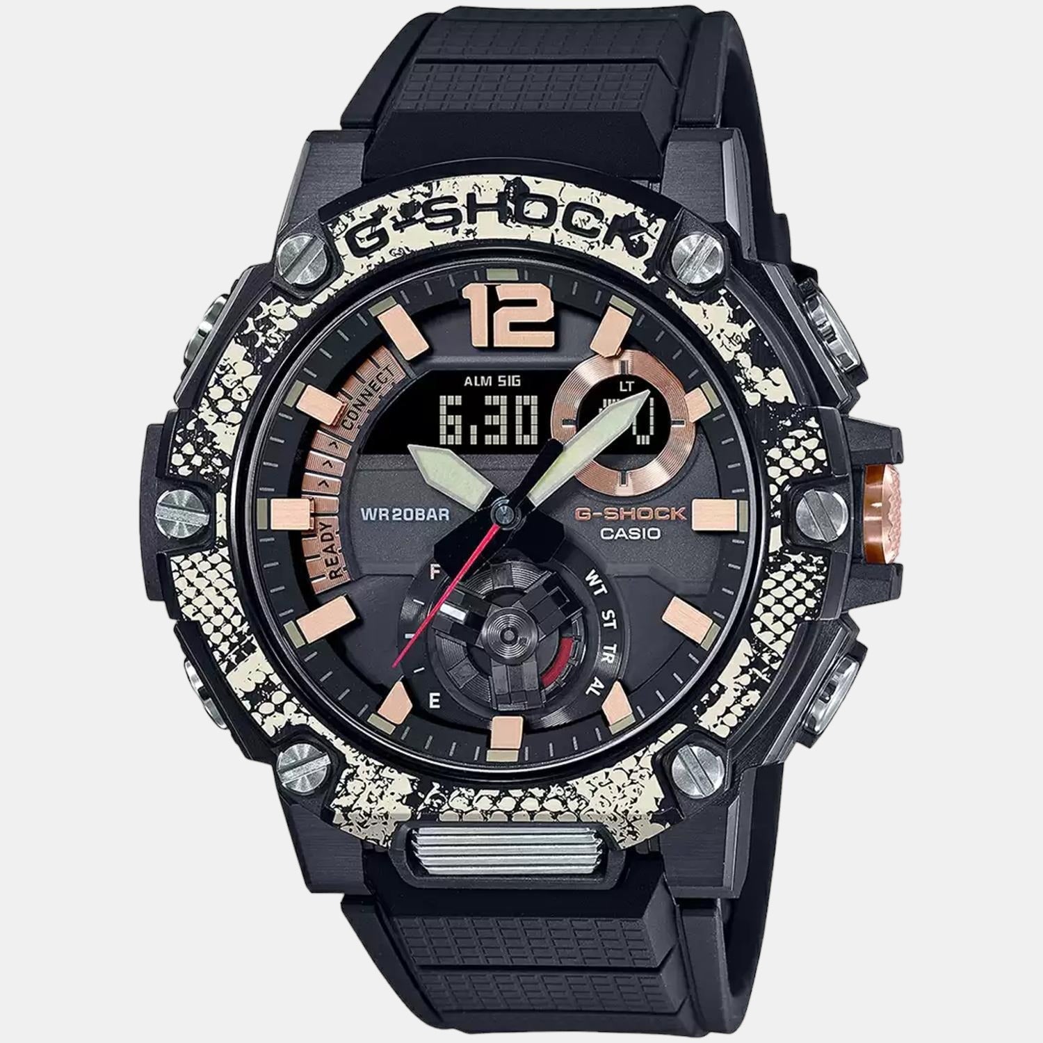 G-Shock Men Quartz Black Dial Analog-Digital Resin Watch G1092