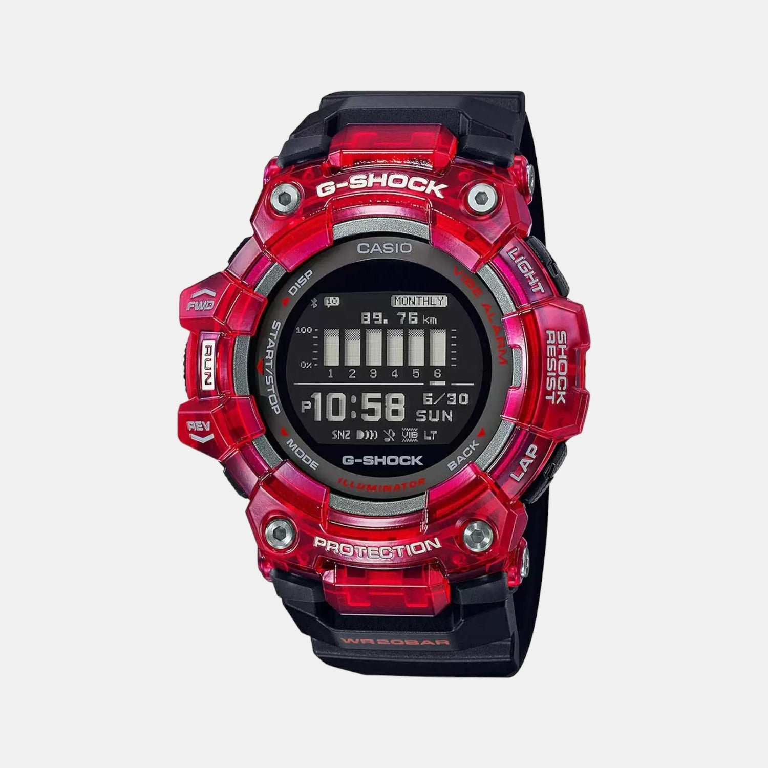 G-Shock Men Quartz Black Dial Digital Resin Watch G1094