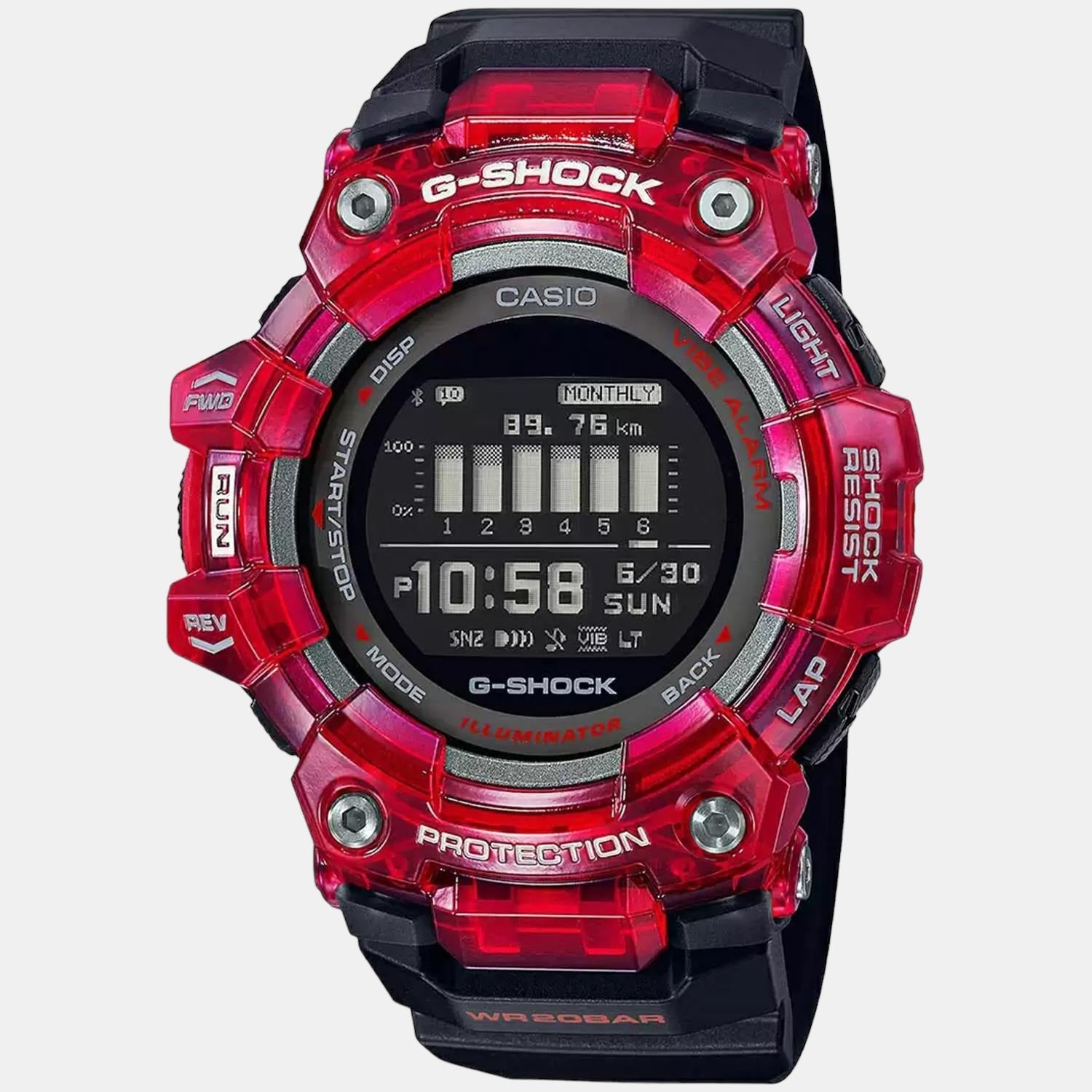 G-Shock Men Quartz Black Dial Digital Resin Watch G1094