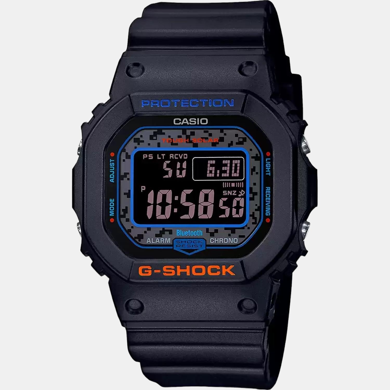 G-Shock Men Quartz Black Dial Digital Resin Watch G1097