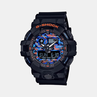 G-Shock Men Quartz Two Tone Dial Digital Resin Watch G1098
