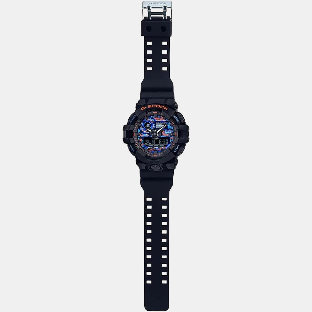 G-Shock Men Quartz Two Tone Dial Digital Resin Watch G1098