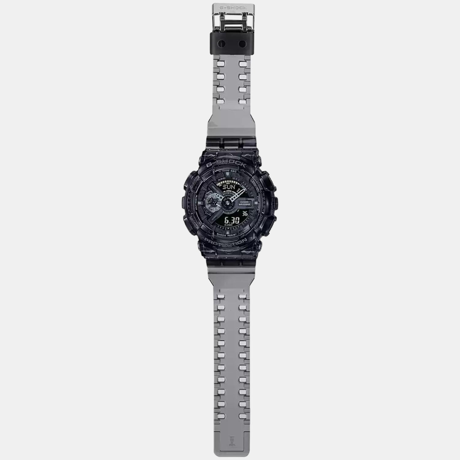 G-Shock Men Quartz Black Dial Analog-Digital Resin Watch G1100