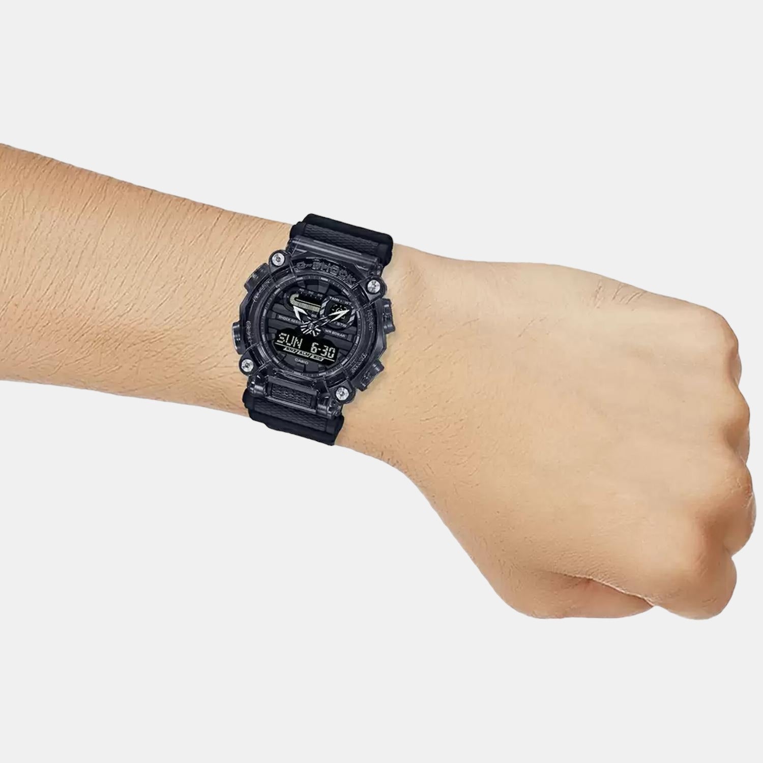 G-Shock Men Quartz Black Dial Digital Resin Watch G1101