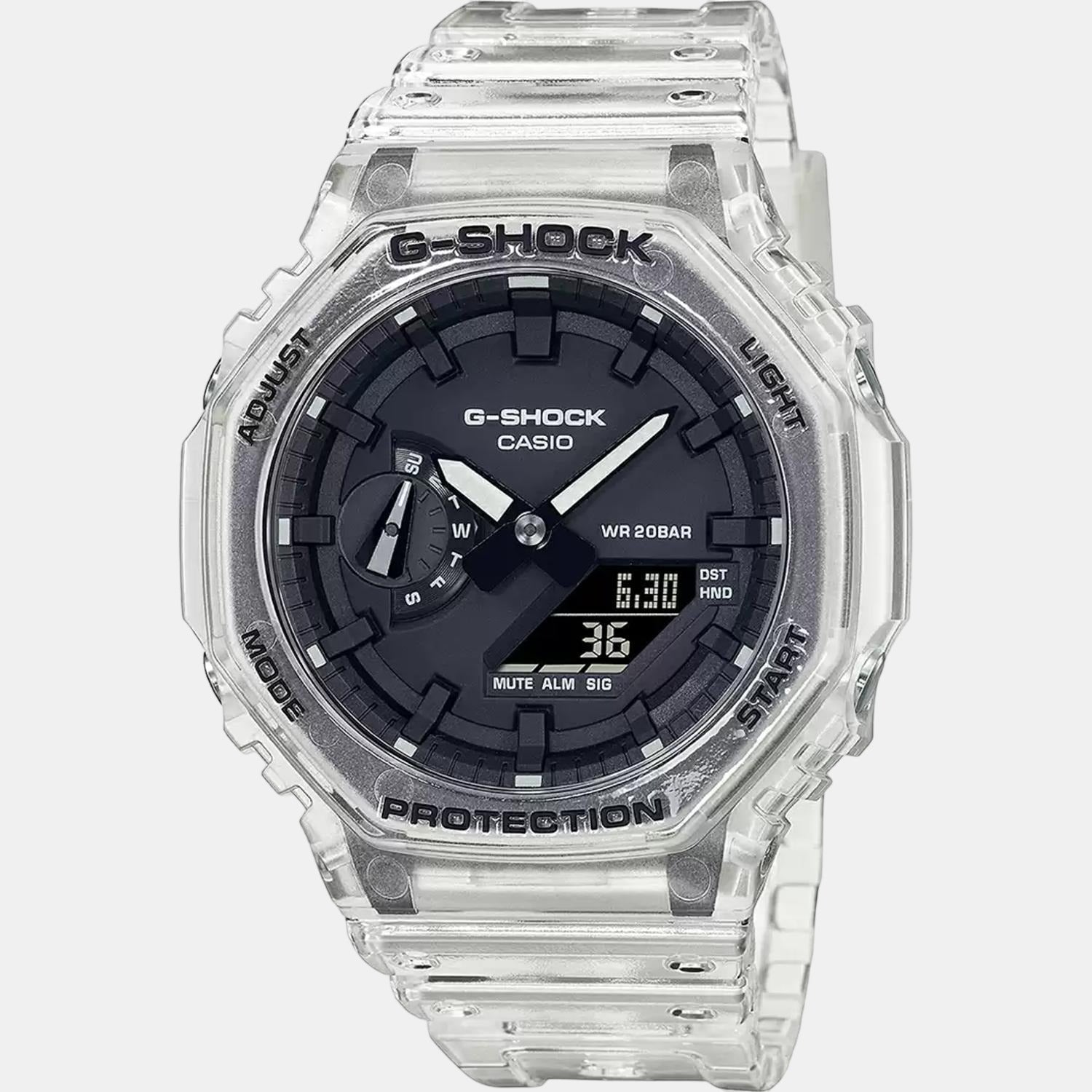 G-Shock Men Quartz Black Dial Analog-Digital Resin Watch G1102