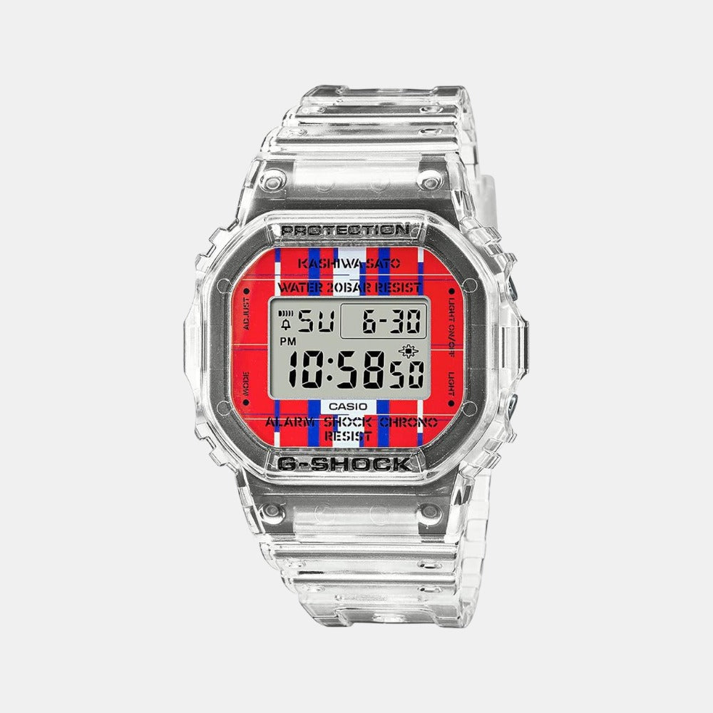 G-Shock Men Quartz Red Dial Digital Resin Watch G1106