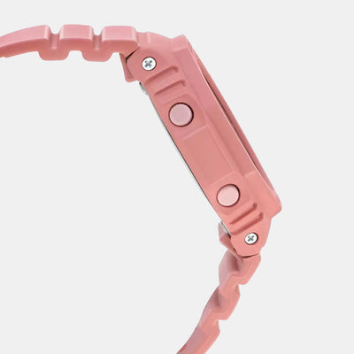 G-Shock Women Quartz Pink Dial Analog-Digital Resin Watch G1108