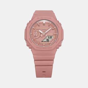 G-Shock Women Quartz Pink Dial Analog-Digital Resin Watch G1108