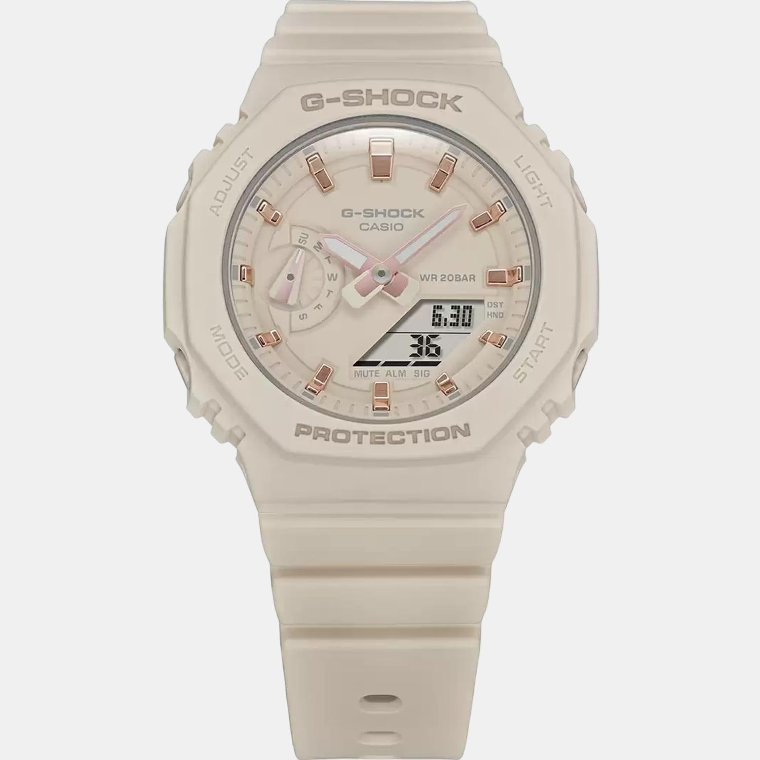 G-Shock Women Quartz Pink Dial Analog-Digital Resin Watch G1109