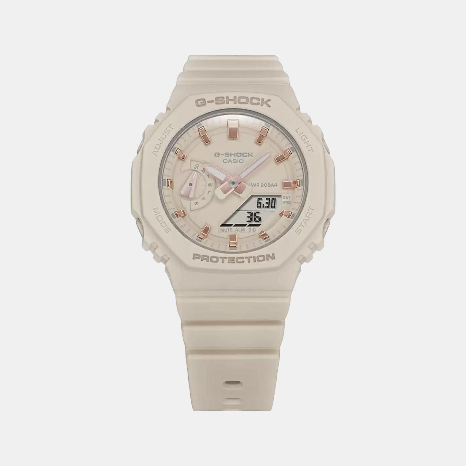 G-Shock Women Quartz Pink Dial Analog-Digital Resin Watch G1109