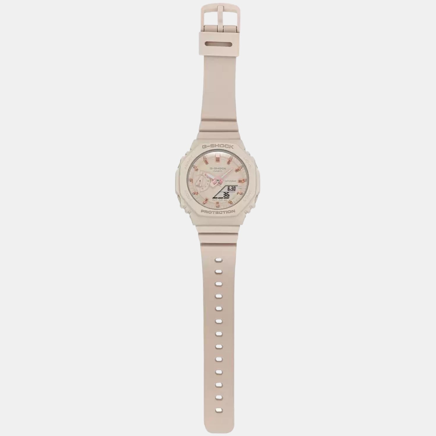 G-Shock Women Quartz Pink Dial Analog-Digital Resin Watch G1109