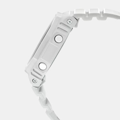 G-Shock Women Quartz White Dial Analog-Digital Resin Watch G1110