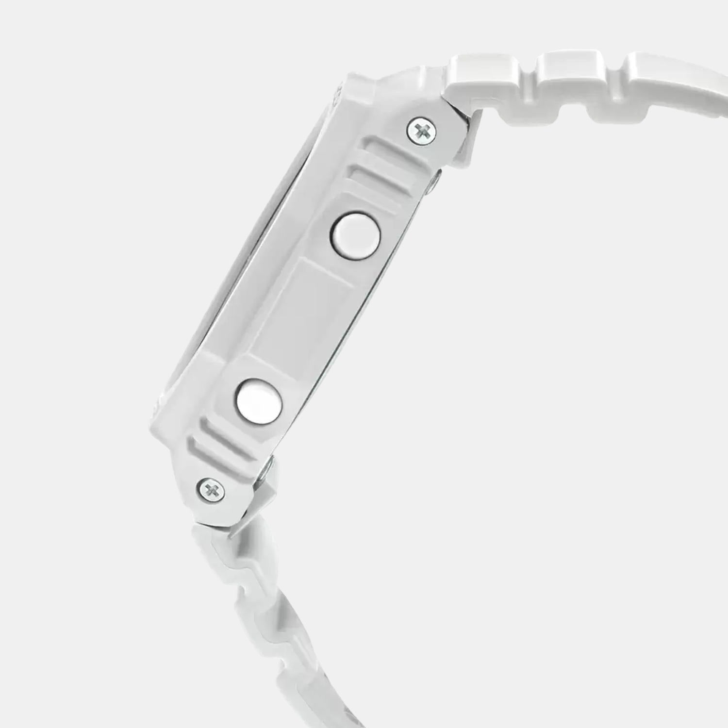 G-Shock Women Quartz White Dial Analog-Digital Resin Watch G1110