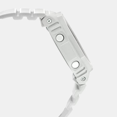 G-Shock Women Quartz White Dial Analog-Digital Resin Watch G1110