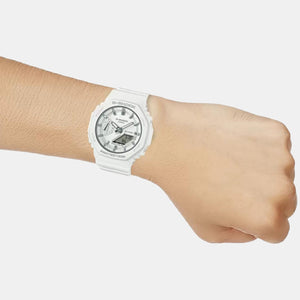 G-Shock Women Quartz White Dial Analog-Digital Resin Watch G1110