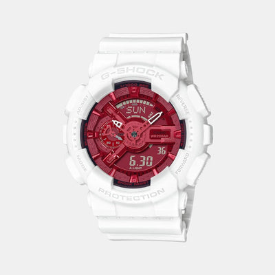 G-Shock Men Quartz White Dial Analog-Digital Resin Watch G1111