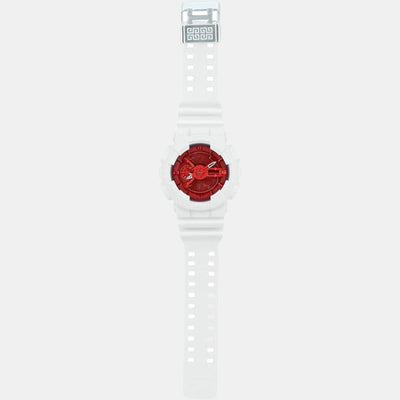 G-Shock Men Quartz White Dial Analog-Digital Resin Watch G1111