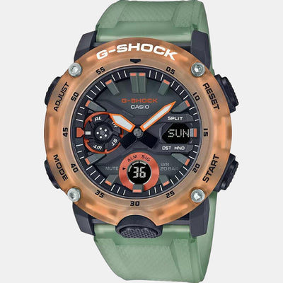 G-Shock Men Quartz Green Dial Digital Resin Watch G1114