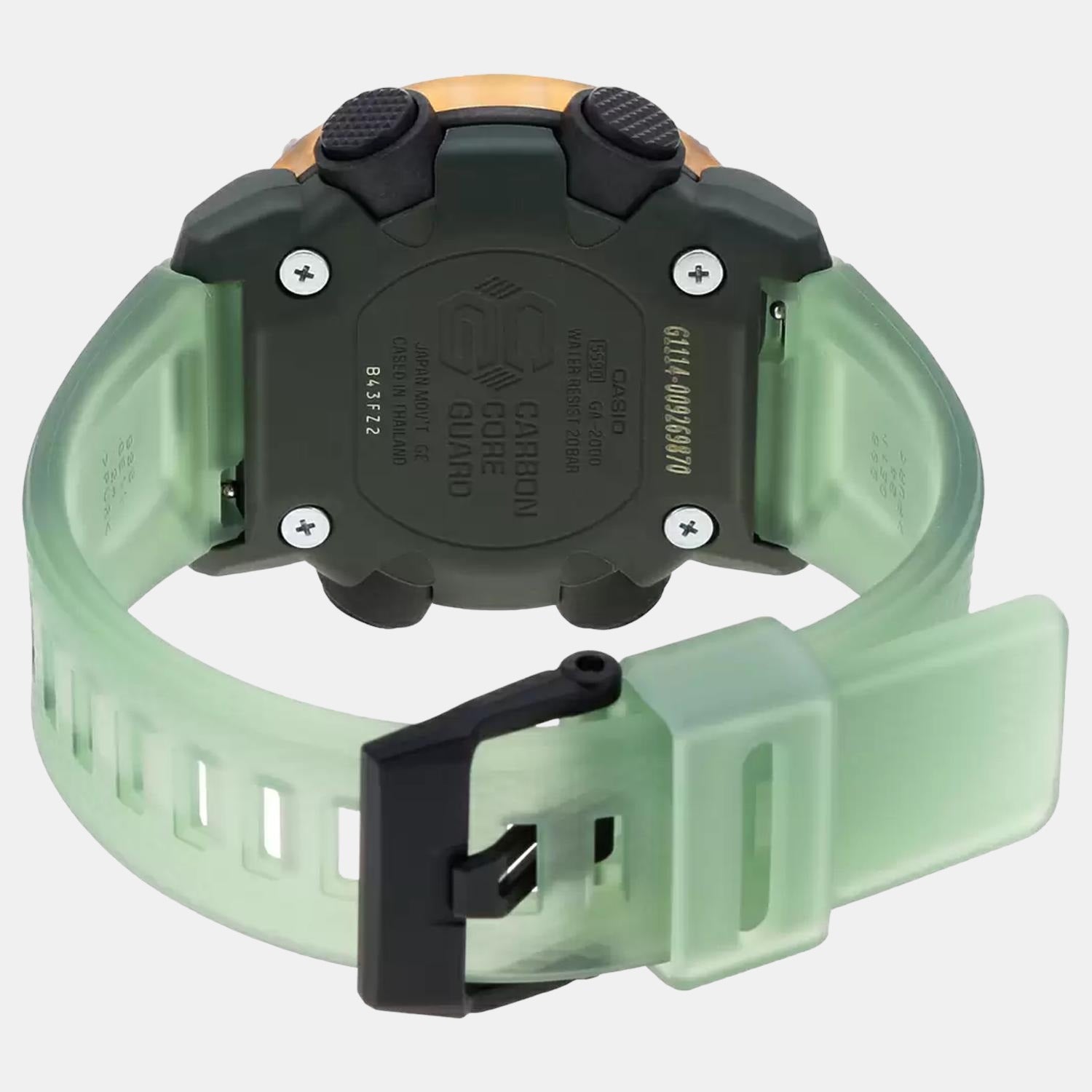 G-Shock Men Quartz Green Dial Digital Resin Watch G1114