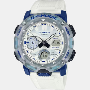 G-Shock Men Quartz White Dial Analog-Digital Resin Watch G1115