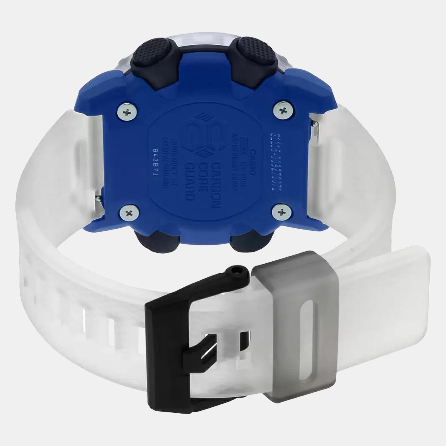 G-Shock Men Quartz White Dial Analog-Digital Resin Watch G1115