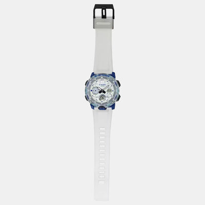 G-Shock Men Quartz White Dial Analog-Digital Resin Watch G1115
