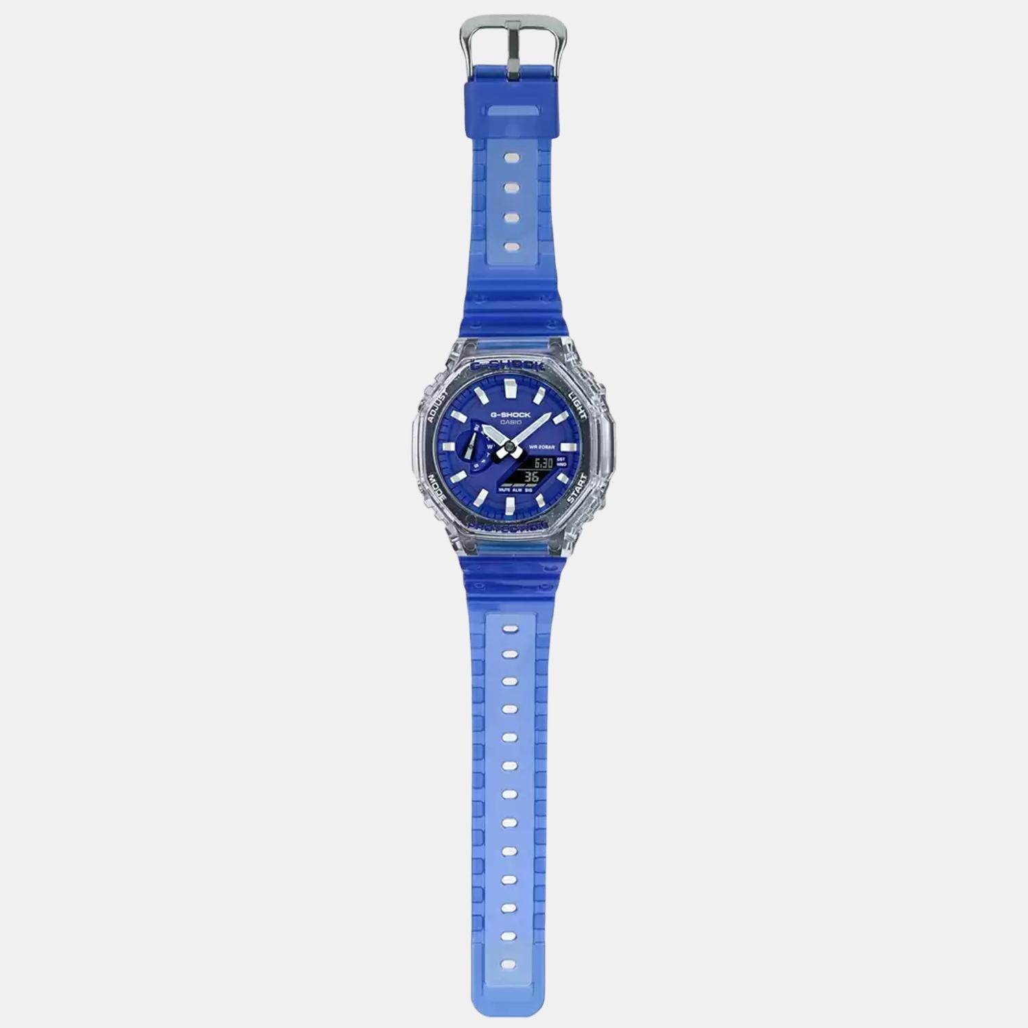 G-Shock Men Quartz Blue Dial Analog-Digital Resin Watch G1116