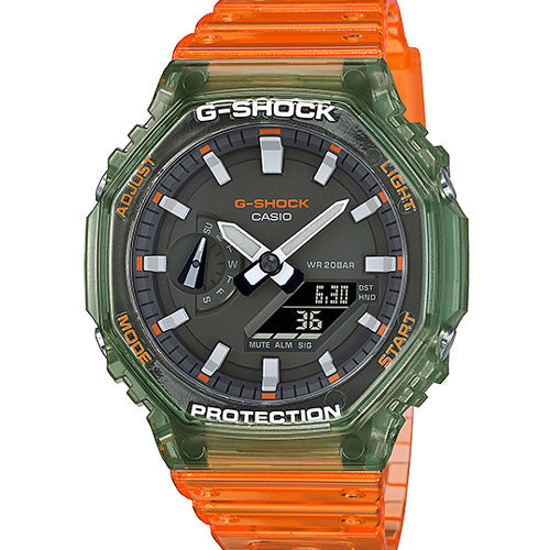 Casio G-Shock 2100 Series Black Dial Men 45.4mm G1117 GA-2100HC-4A