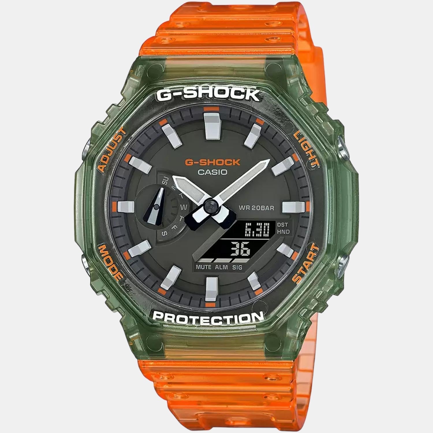 G-Shock Men Quartz Black Dial Analog-Digital Resin Watch G1117