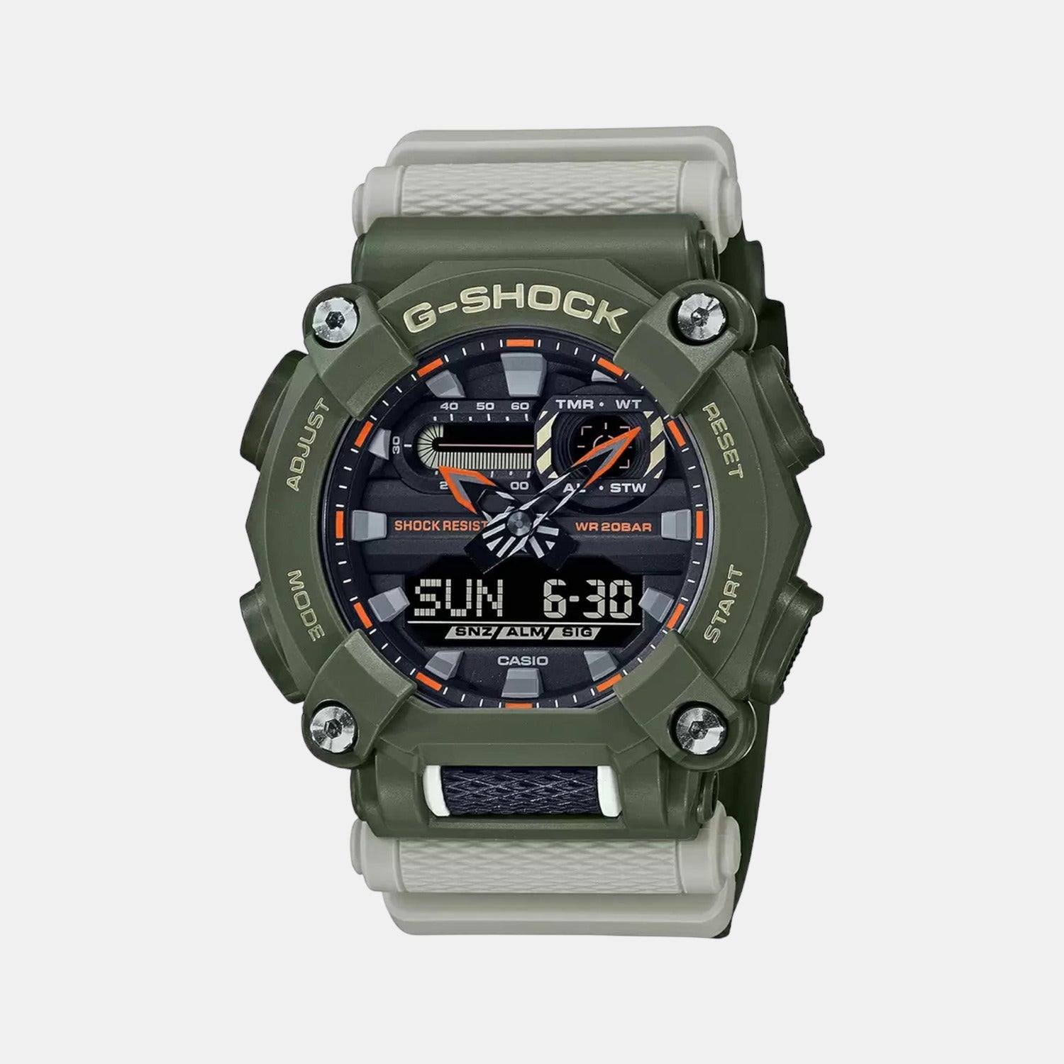 G-Shock Men Quartz Black Dial Analog-Digital Resin Watch G1118