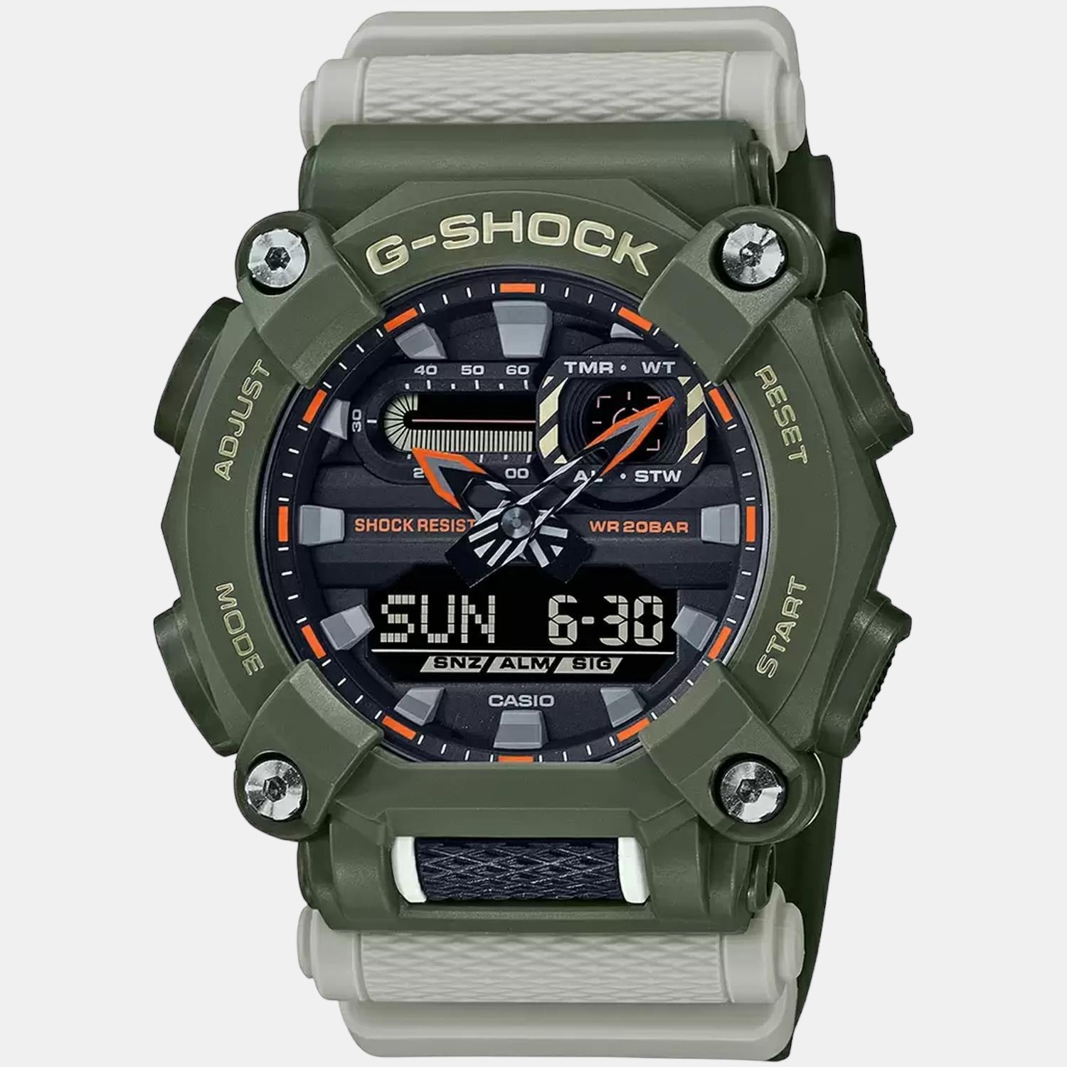 G-Shock Men Quartz Black Dial Analog-Digital Resin Watch G1118