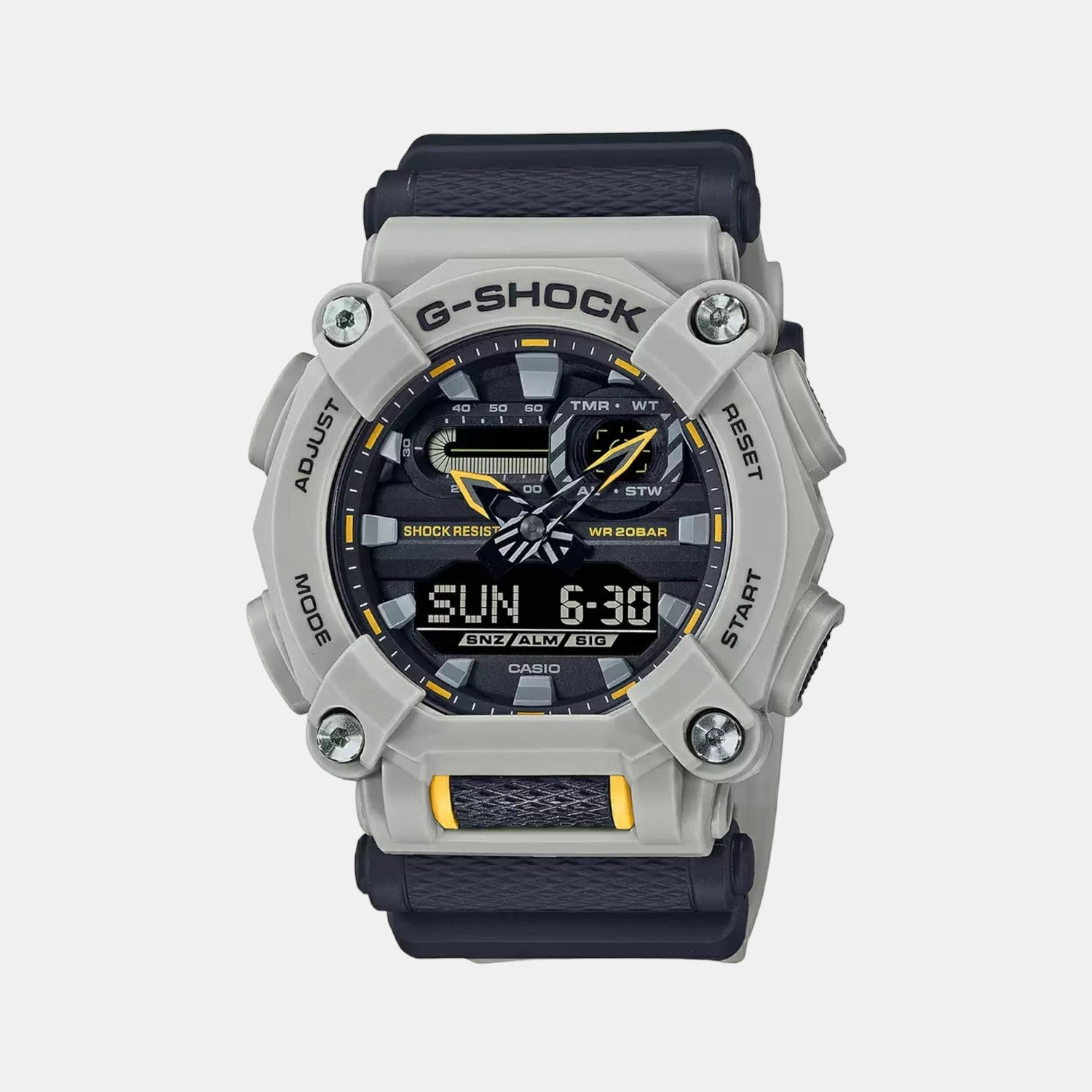 G-Shock Men Quartz Black Dial Analog-Digital Resin Watch G1119